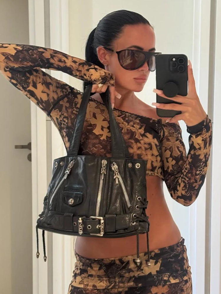 Женский комплект Ahagaga: прин – обзор и цена Crop Top Crochet