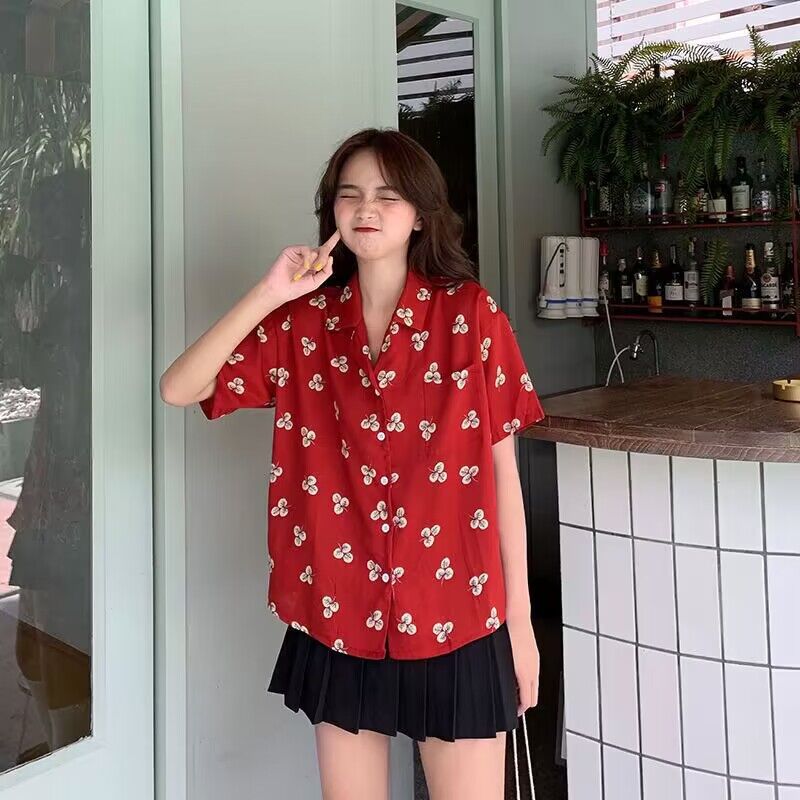 Женская рубашка в стиле ретро  – обзор и цена Romper Floral Print