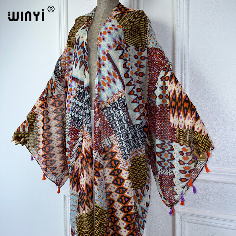 WINYI летний наряд кимоно в аф – обзор и цена Cover Up Kaftan